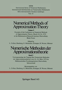 Enlarge image Cover: Numerische Methoden der Approximationstheorie / Numerical Methods of Approximation Theory - Birkhäuser