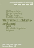 Cover: Wahrscheinlichkeitsrechnung Teil 2 - Birkh&auml;user