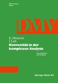 Cover: Konvexit&auml;t in der Komplexen Analysis - Birkh&auml;user