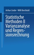 Cover: Statistische Methoden II Varianzanalyse und Regressionsrechnung - Birkh&auml;user