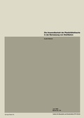 Cover: Die Anwendbarkeit der Plastizit&auml;tstheorie in der Bemessung von Stahlbeton - Birkh&auml;user