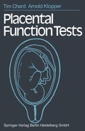 Cover: Placental Function Tests - Springer