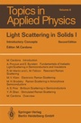 Cover: Light Scattering in Solids I - Springer