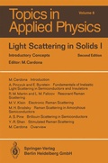 Cover: Light Scattering in Solids I - Springer