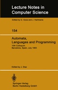 Cover: Automata, Languages and Programming - Springer