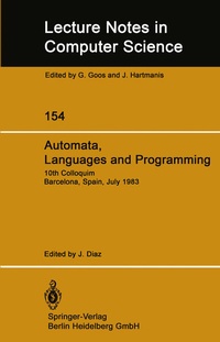 Enlarge image Cover: Automata, Languages and Programming - Springer