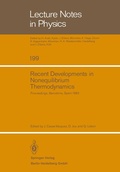 Cover: Recent Developments in Nonequilibrium Thermodynamics - Springer