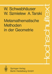 Abbildung von: Metamathematische Methoden in der Geometrie - Springer