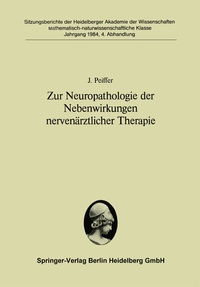 Abbildung von: Zur Neuropathologie der Nebenwirkungen nervenärztlicher Therapie - Springer