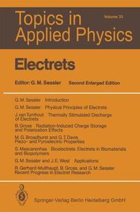 Enlarge image Cover: Electrets - Springer
