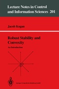 Cover: Robust Stability and Convexity - Springer