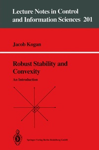 Enlarge image Cover: Robust Stability and Convexity - Springer