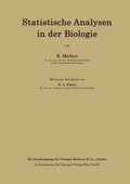Cover: Statistische Analysen in der Biologie - Springer