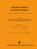 Cover: Aktuelle Probleme der Polymer-Physik I - Steinkopff