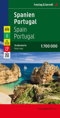Abbildung von: Spanien - Portugal, Straßenkarte 1:700.000, freytag & berndt - Freytag-Berndt und ARTARIA