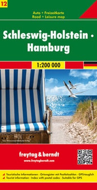 Abbildung von: Schleswig-Holstein - Hamburg, Autokarte 1:200.000 - Freytag-Berndt und ARTARIA