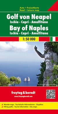Abbildung von: Golf von Neapel - Ischia - Capri - Amalfitana, Autokarte 1:50.000 - Freytag-Berndt und ARTARIA