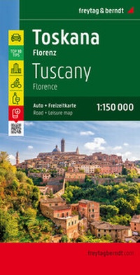 Abbildung von: Toskana - Florenz, Autokarte 1:150.000, Top 10 Tips - Freytag-Berndt und ARTARIA