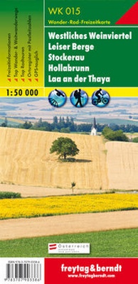 Abbildung von: WK 015 Westliches Weinviertel - Leiser Berge - Stockerau - Hollabrunn - Laa an der Thaya, Wanderkarte 1:50.000 - Freytag-Berndt und ARTARIA