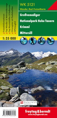 Abbildung von: WK 5121 Großvenediger - Nationalpark Hohe Tauern - Krimml - Mittersill, Wanderkarte 1:35.000 - Freytag-Berndt und ARTARIA