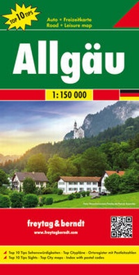 Abbildung von: Allgäu, Autokarte 1:150.000 - Freytag-Berndt und ARTARIA