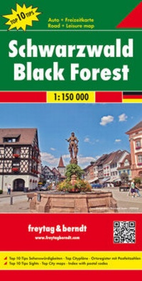 Abbildung von: Schwarzwald, Autokarte 1:150.000, Top 10 Tips - Freytag-Berndt und ARTARIA