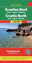 Cover: freytag & berndt Stra&szlig;enkarte Kroatien Nord 1:200.000 - freytag & berndt
