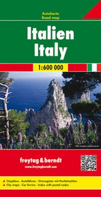 Abbildung von: Italien, Straßenkarte 1:600.000, freytag & berndt - Freytag-Berndt und ARTARIA