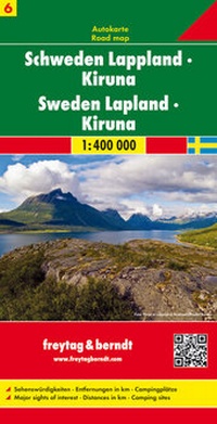 Abbildung von: Schweden Lappland - Kiruna, Autokarte 1:400.000 - Freytag-Berndt und ARTARIA