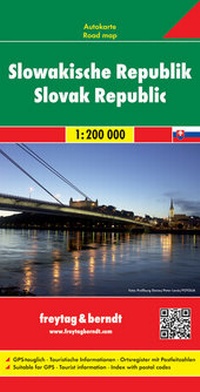 Abbildung von: Slowakische Republik, Autokarte 1:200.000 - Freytag-Berndt und ARTARIA