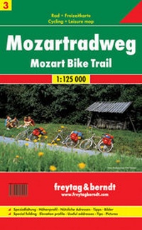 Abbildung von: Mozartradweg, Radkarte 1:125.000 - Freytag-Berndt und ARTARIA
