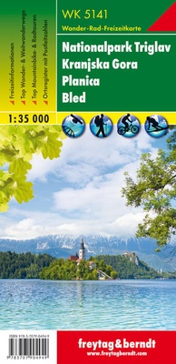 Abbildung von: WK 5141 Nationalpark Triglav - Kranjska Gora - Planica - Bled, Wanderkarte 1:35.000 - Freytag-Berndt und ARTARIA