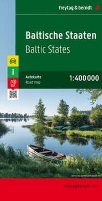Abbildung von: Baltische Staaten, Autokarte 1:400.000, freytag & berndt - Freytag-Berndt und ARTARIA