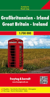 Abbildung von: Großbritannien - Irland, Autokarte 1:700.000 - Freytag-Berndt und ARTARIA