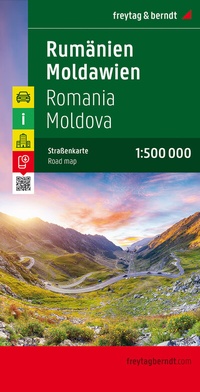 Abbildung von: Rumänien - Moldawien, Straßenkarte 1:500.000, freytag & berndt - Freytag-Berndt und ARTARIA