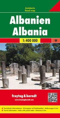 Abbildung von: Albanien, Autokarte 1:400.000 - Freytag-Berndt und ARTARIA