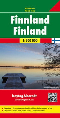 Abbildung von: Finnland, Autokarte 1:500.000, freytag & berndt - Freytag-Berndt und ARTARIA