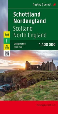 Abbildung von: Schottland - Nordengland, Autokarte 1:400.000, freytag & berndt - Freytag-Berndt und ARTARIA