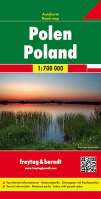 Abbildung von: Polen, Autokarte 1:700.000 - Freytag-Berndt und ARTARIA