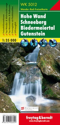 Abbildung von: WK 5012 Hohe Wand - Schneeberg - Biedermeiertal - Gutenstein, Wanderkarte 1:35.000 - Freytag-Berndt und ARTARIA