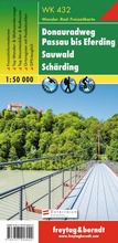 Cover: freytag & berndt Wanderkarte WK 432 Donauradweg Passau bis Eferding - Sauwald - Sch&auml;rding 1:50.000 - freytag & berndt