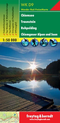 Abbildung von: WK D9, Chiemsee - Traunstein - Ruhpolding - Chiemgauer Alpen und Seen, Wanderkarte 1:50.000 - Freytag-Berndt und ARTARIA