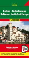 Cover: Balkan - S&uuml;dosteuropa, Autokarte 1:2.Mio. - KOMPASS freytag und berndt