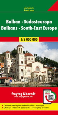 Abbildung von: Balkan - Südosteuropa, Autokarte 1:2.Mio. - Freytag-Berndt und ARTARIA