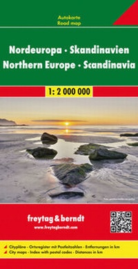Abbildung von: Nordeuropa - Skandinavien, Straßenkarte 1:2 Mio. - Freytag-Berndt und ARTARIA