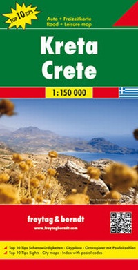 Abbildung von: Kreta, Autokarte 1:150.000, Top 10 Tips - Freytag-Berndt und ARTARIA