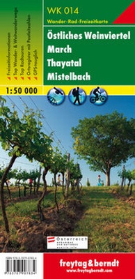 Abbildung von: WK 014 Östliches Weinviertel - March - Thayatal - Mistelbach, Wanderkarte 1:50.000 - Freytag-Berndt und ARTARIA