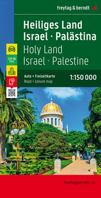 Abbildung von: Heiliges Land - Israel - Palästina, Autokarte 1:150.000, Top 10 Tips - Freytag-Berndt und ARTARIA