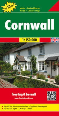 Abbildung von: Cornwall, Autokarte 1:150.000, Top 10 Tips - Freytag-Berndt und ARTARIA