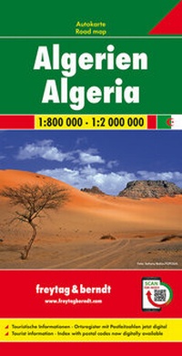 Abbildung von: Algerien, Autokarte 1:800.000 - 1:2.000.000, freytag & berndt - Freytag-Berndt und ARTARIA